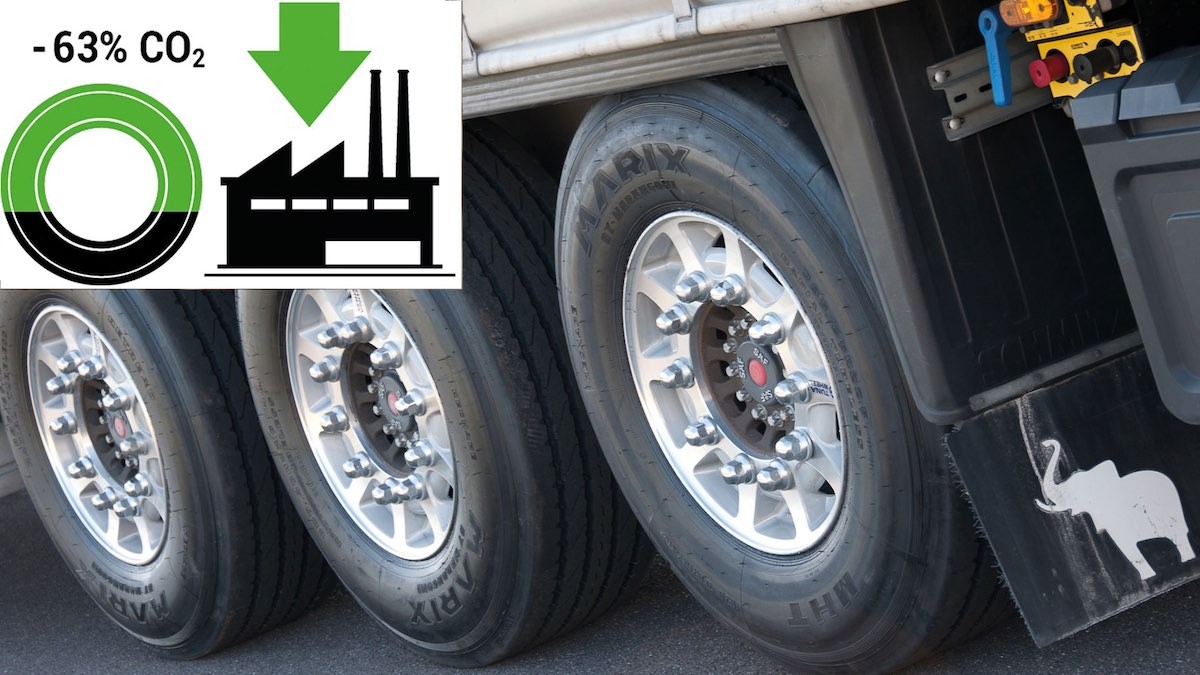 Retreading of truck tires (Image: AZuR Allianz Zukunft Reifen)