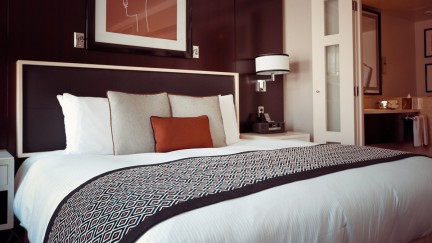 Interior view hotel room