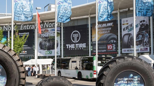 Entrance north to THE TIRE COLOGNE