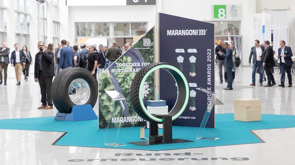 Retreading and recycling are focus topics at the trade fair (Image: © Koelnmesse GmbH)