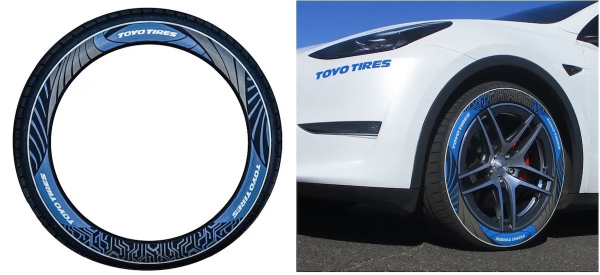 Sustainable concept tire with minimal rolling resistance (Image: © Toyo Tire Deutschland GmbH)