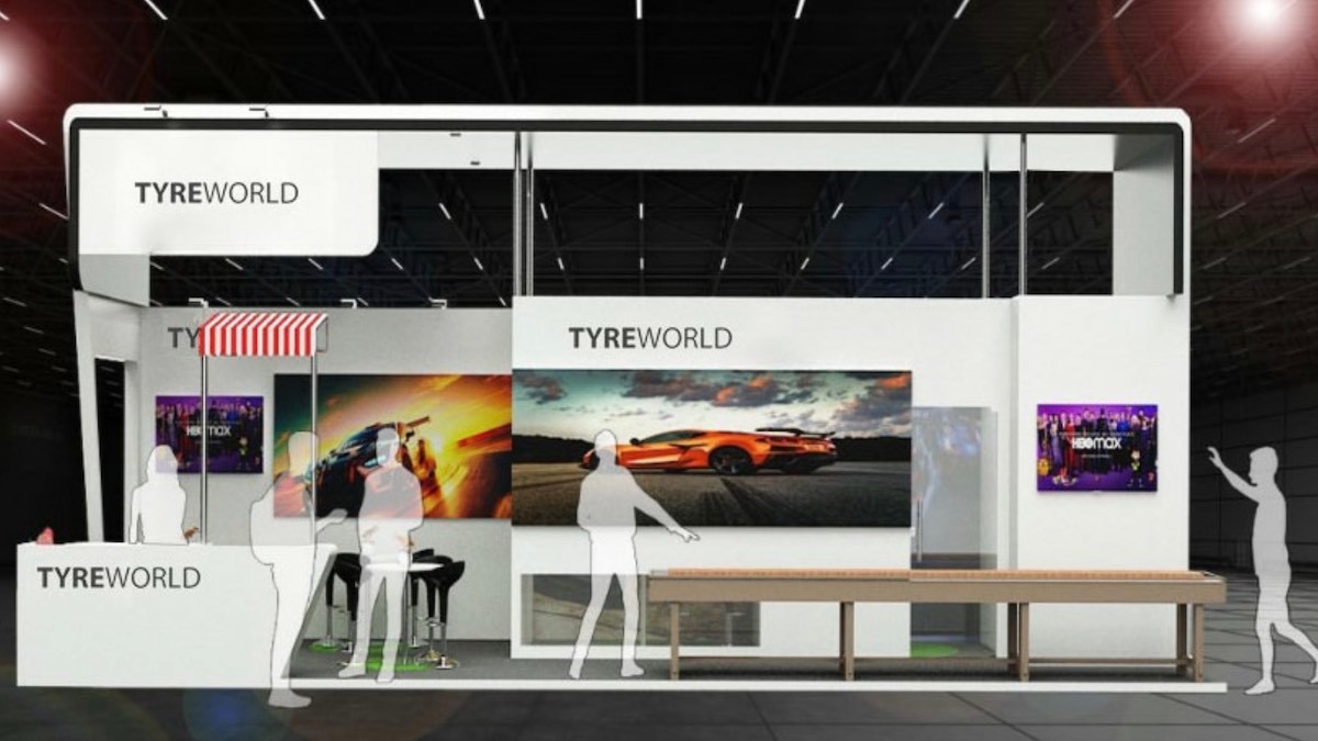 TyreWorld trade fair stand (Image: TyreWorld)